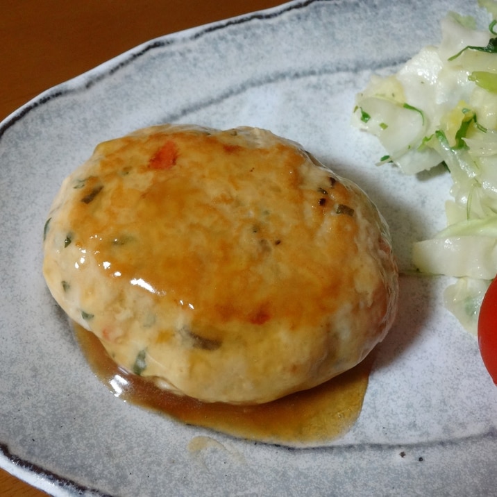 野菜をプラス!鶏豆腐ハンバーグ